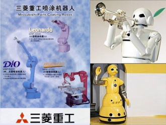 三菱噴涂機(jī)器人春節(jié)不打烊，海藍(lán)機(jī)電道一聲：新春快樂！