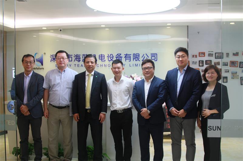 熱烈歡迎三菱電機(jī)自動(dòng)化蒞臨海藍(lán)機(jī)電參觀(guān)指導(dǎo)工作！