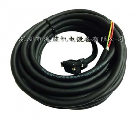 三菱電機(jī)電源線MR-PWS1CBL5M-A1-L，三菱MR-JE，MR-J4,MR-J3系列電機(jī)專用